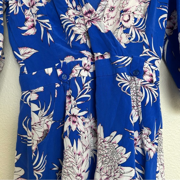Yumi Kim Liz Romper in Tahiti Sunrise Royal Blue - Picture 4 of 10